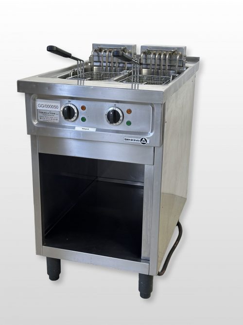 Elektro Doppelbeckenfritteuse