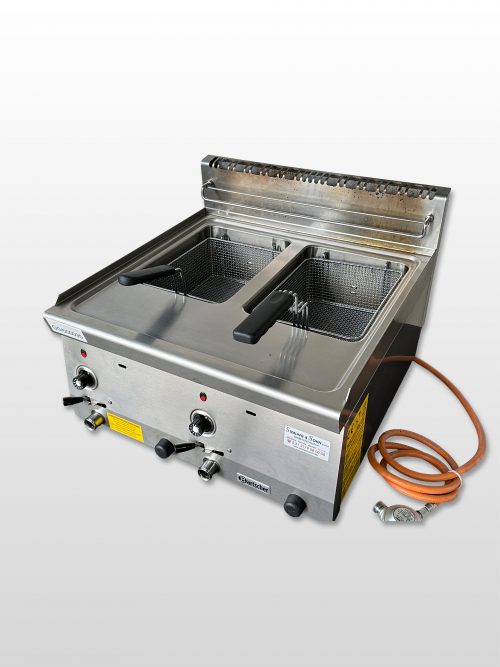 Doppelbecken-Fritteuse